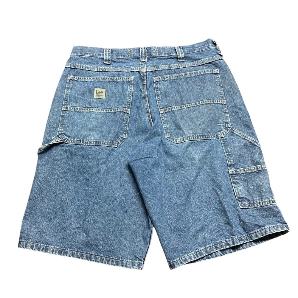 Vintage Y2K Lee Dungarees denim Carpenter Jorts Shorts